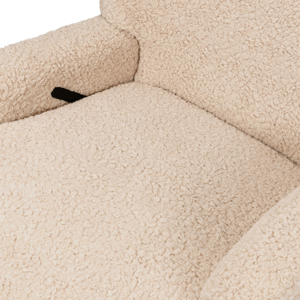 Winslow Extra Wide Recliner and Swivel Glider, Chai Shearling
