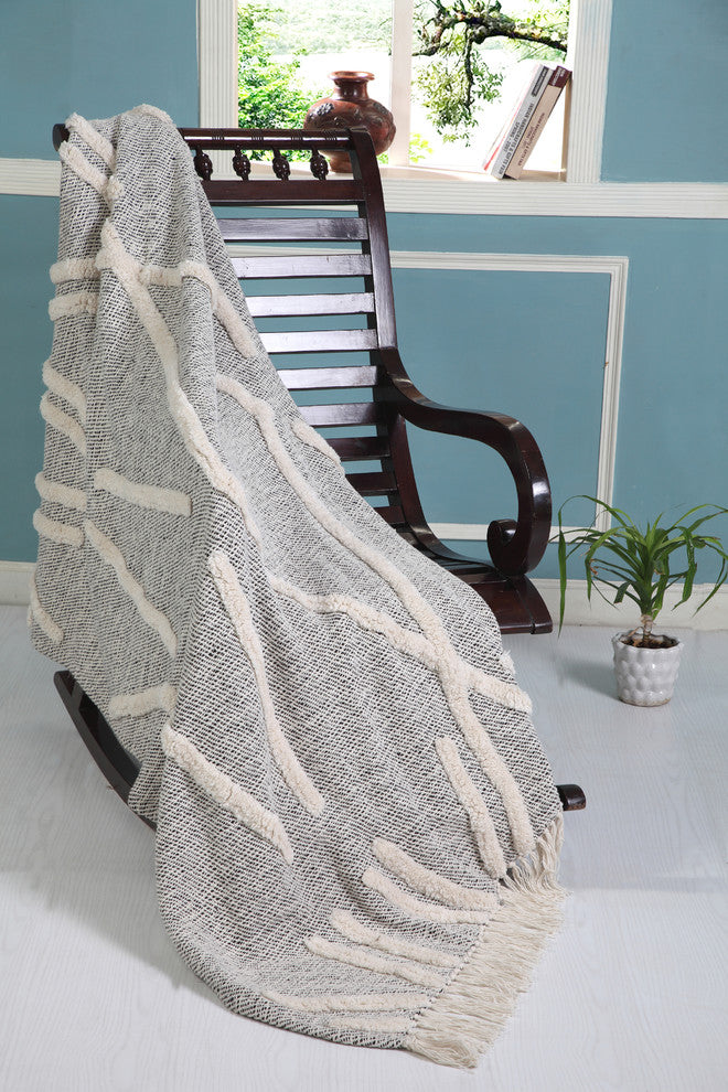 Crossing Lines Throw Blanket