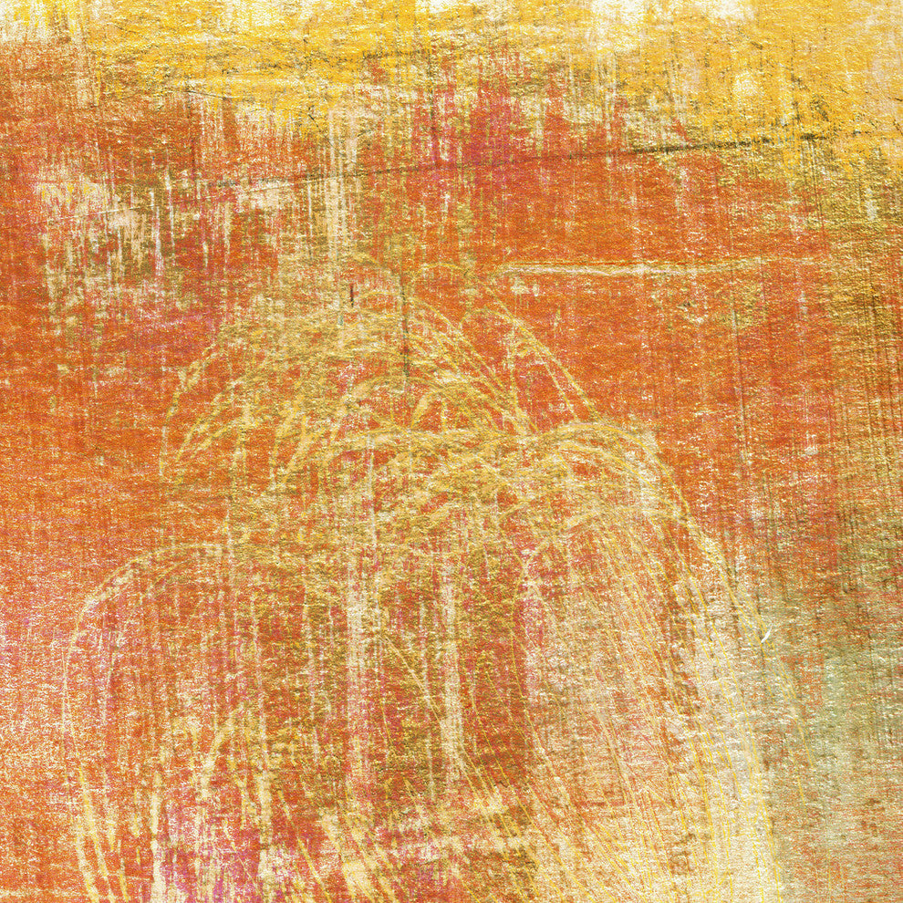 "Analog IV" Painting Print on Canvas by Aryai