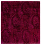 Overdyed One-of-a-Kind Hand-Knotted Area Rug Pink, 6' 0" x 6' 6"