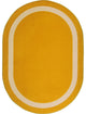 Portrait 5'4" X 7'8" Oval Area Rug, Color Goldenrod