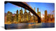 "Manhattan" Panorama With Skyscrapers" Canvas Print32"x16"
