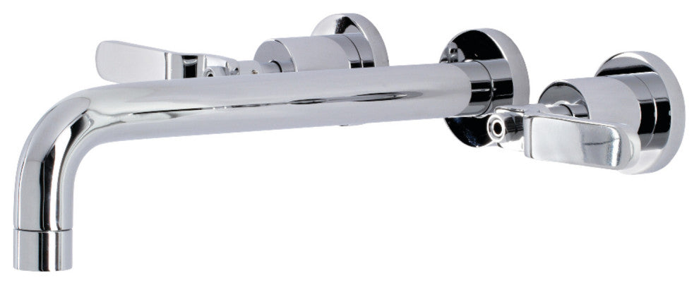 KS8021KL Two-Handle Wall Mount Tub Faucet, Polished Chrome