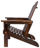 Marina Adirondack Folding Chair, Burnt Brown