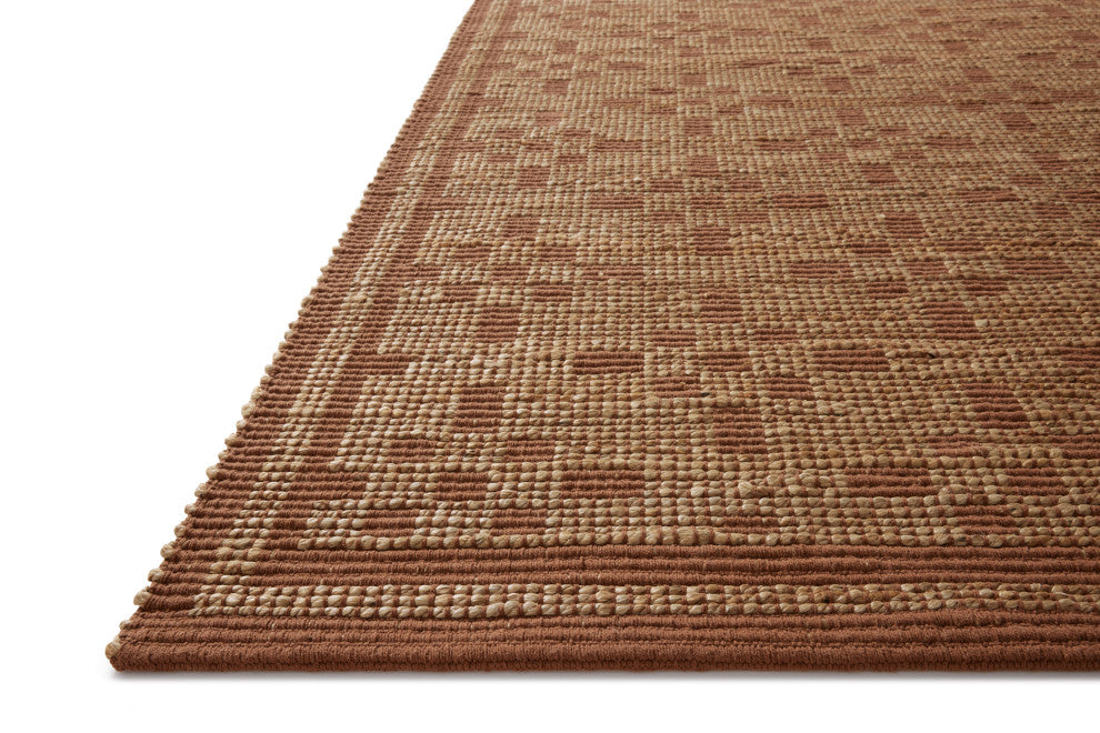 Chris Loves Julia x Loloi Judy Natural / Spice 2'-6" x 7'-6" Runner Rug