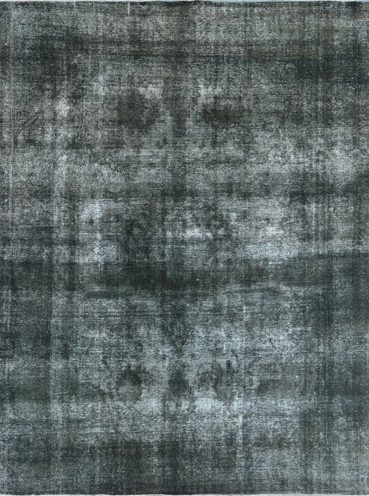 Hand Knotted Overdyed Oriental Area Rug 10'x13, W2054