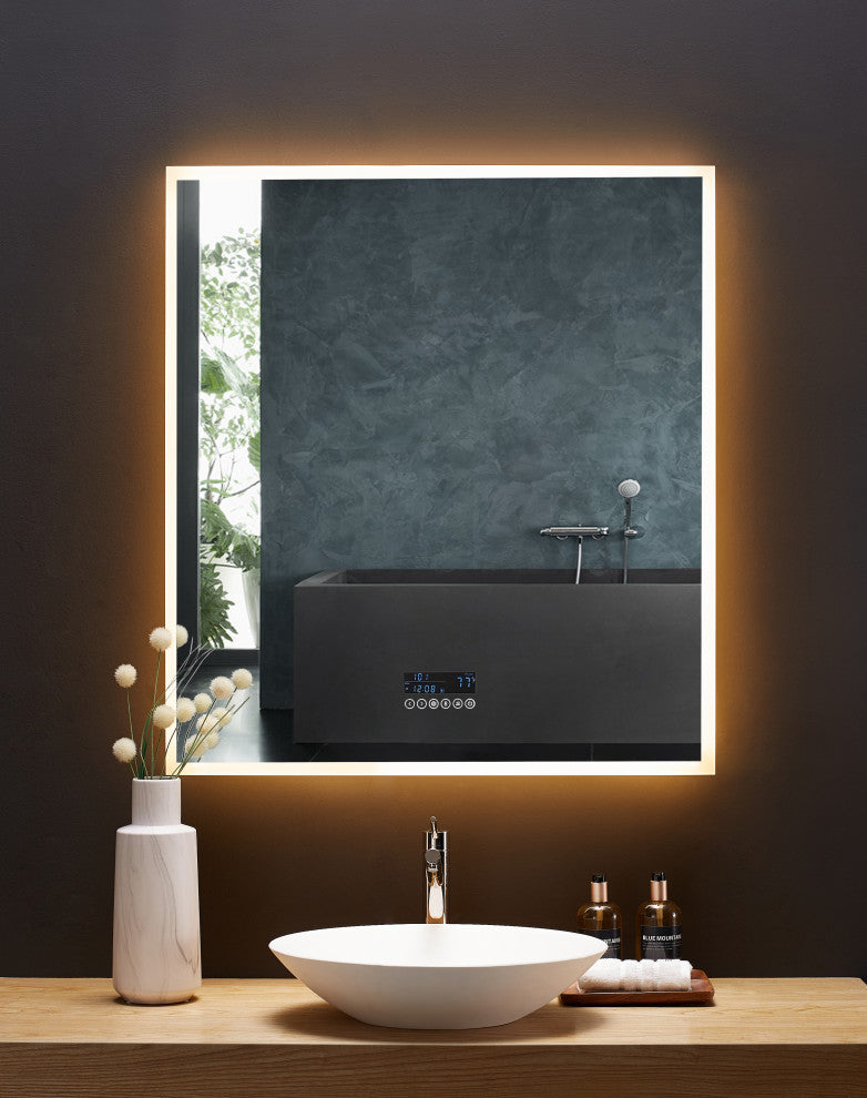 Immersion LED Frameless Mirror, 36"