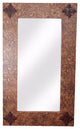 Rustic Ranch Tooled Leather Rustic Mirror