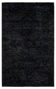 Overdyed One-of-a-Kind Hand-Knotted Area Rug Black, 4' 1" x 6' 3"