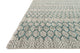 Gray Teal Indoor Outdoor Isle Area Rug by Loloi, 5'3"x7'7"