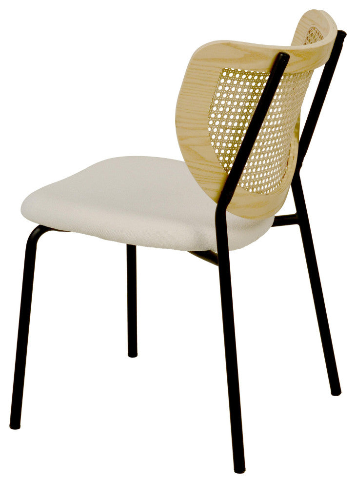 Nessie Natural Rattan Dining Chair - Set of 2