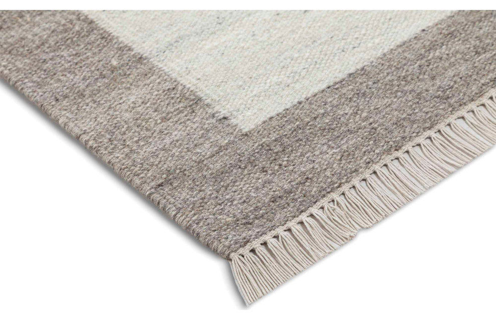 Nu Maison Soft Border Area Rug, Charcoal, 2'x3'