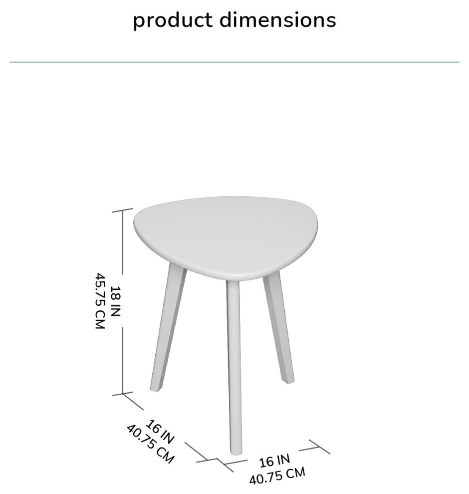 Armstrong End Table, Walnut, 18"