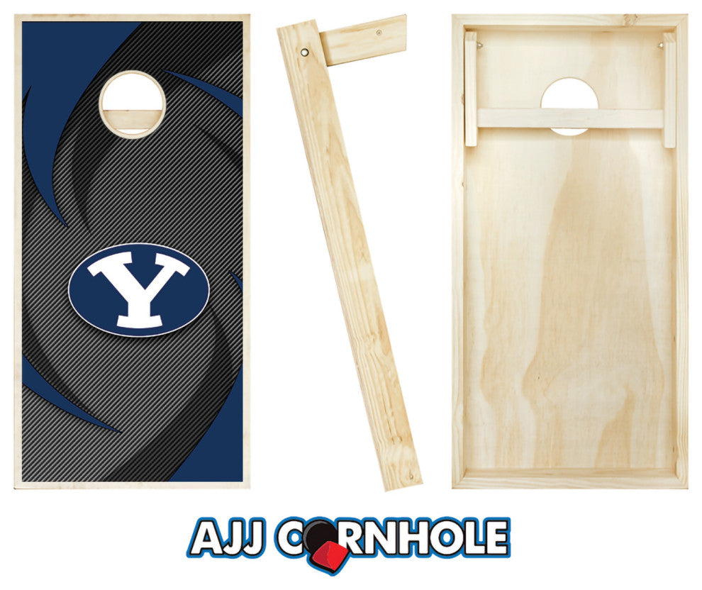 BYU Swoosh Cornhole Set