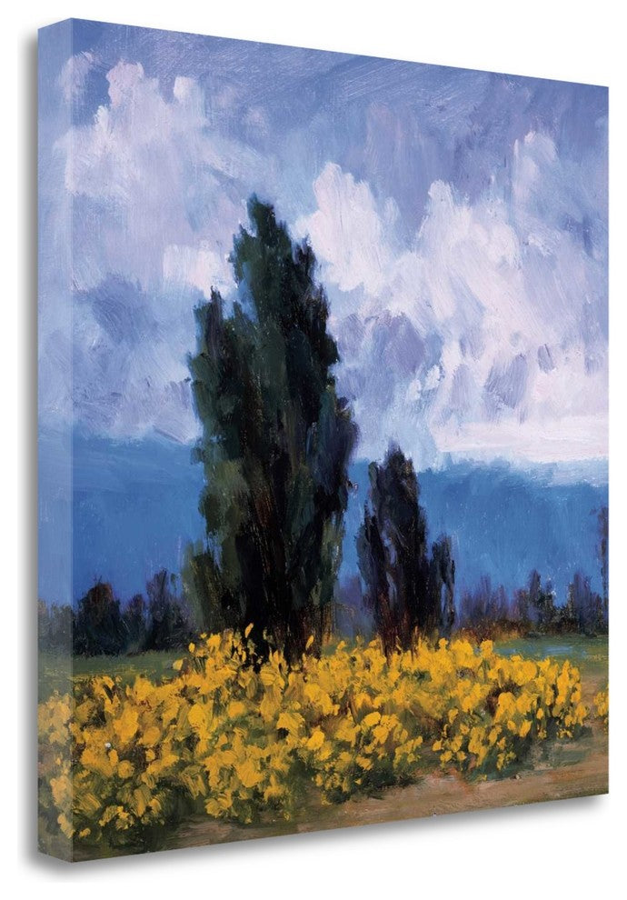 "Golden Age" By Brigitte Curt,Ready to Hang Giclee Print on Gallery Wrap Canvas