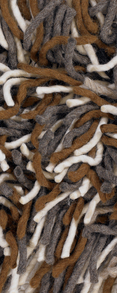 Big Jos Contemporary Area Rug, Brown, 5'x7'6"