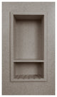 Decor 7-1/2"x15" Recessed Shampoo Caddy, Matrix Dusk