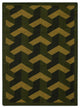 Kaleidoscope Rug, Rooftop, 5'4"x7'8", Olive