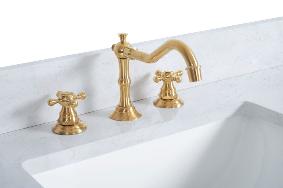 Vanity Art Bathroom Vanity With Sink, Vintage Green, 54" Double