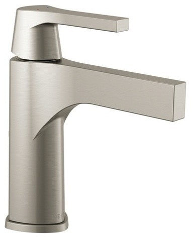 Delta Zura Single Handle Bathroom Faucet, Stainless, 574-SSMPU-DST