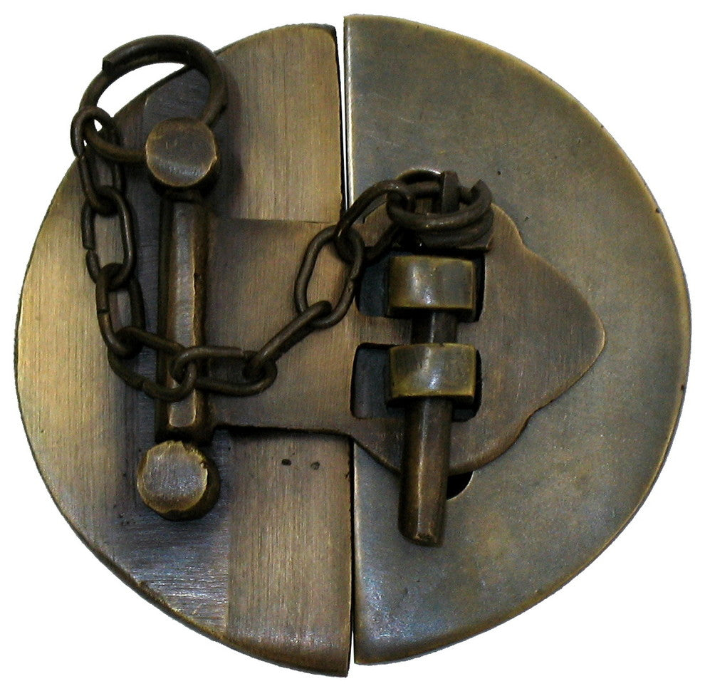 Simple Round Latch With Chain