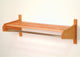 32" Oak Coat & Hat Rack, Light Oak