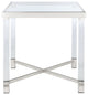 Safavieh Couture Shawna Acrylic End Table, Silver