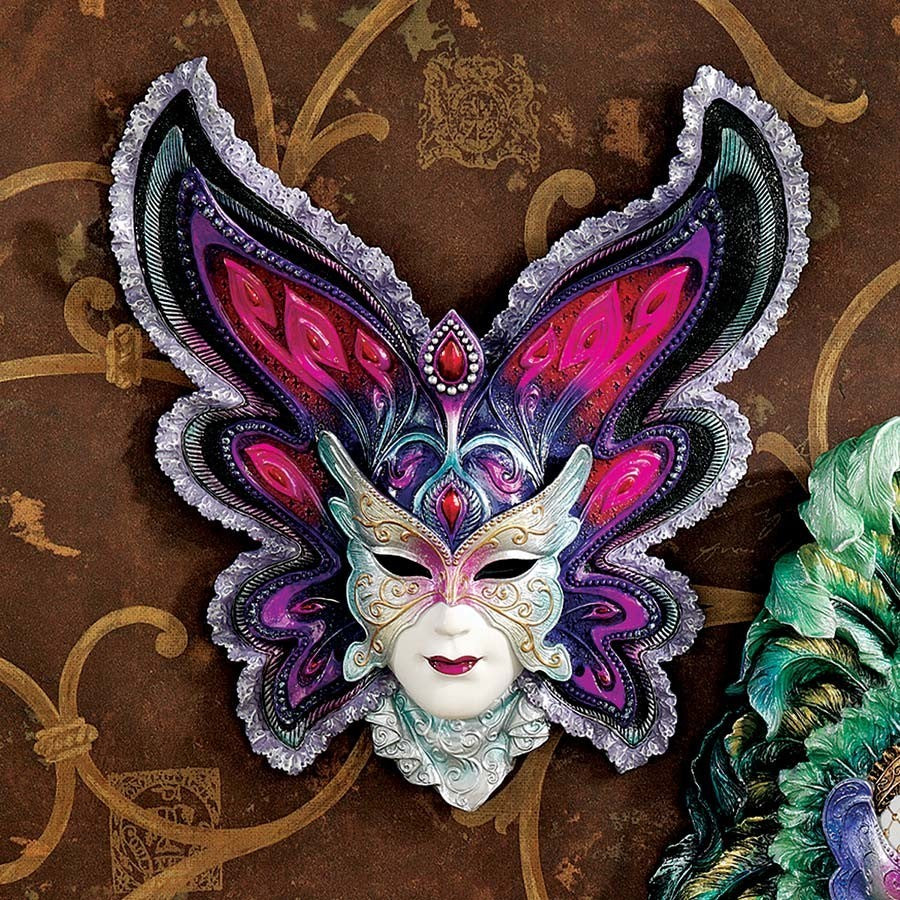 Butterfly Maiden Mardi Gras Mask