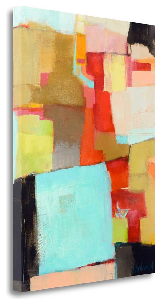 "Jigsaw" By Jamie Van Landuyt,Ready to Hang Giclee Print on Gallery Wrap Canvas