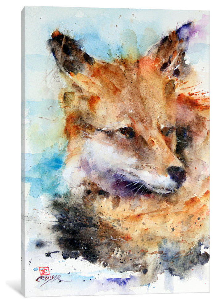 "Fox" by Dean Crouser, 18x12x1.5"