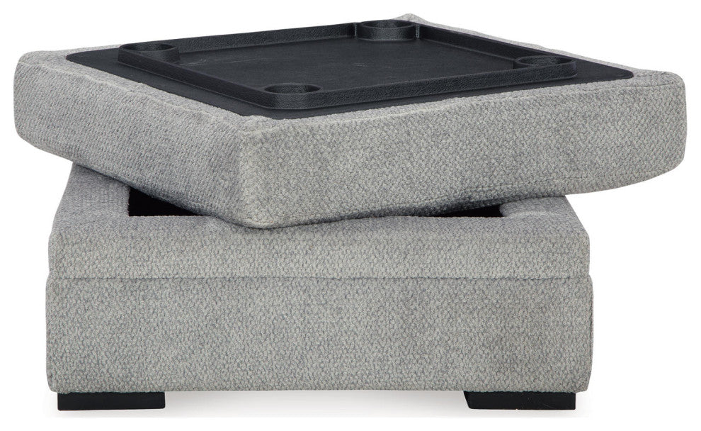 Casselbury Cement Ottoman With Storage