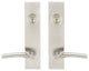 Phoenix Lever, Tubular Entry, Double Cylinder, Satin Stainless Steel