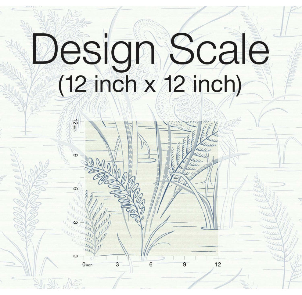 Fernwater Cranes Wallpaper