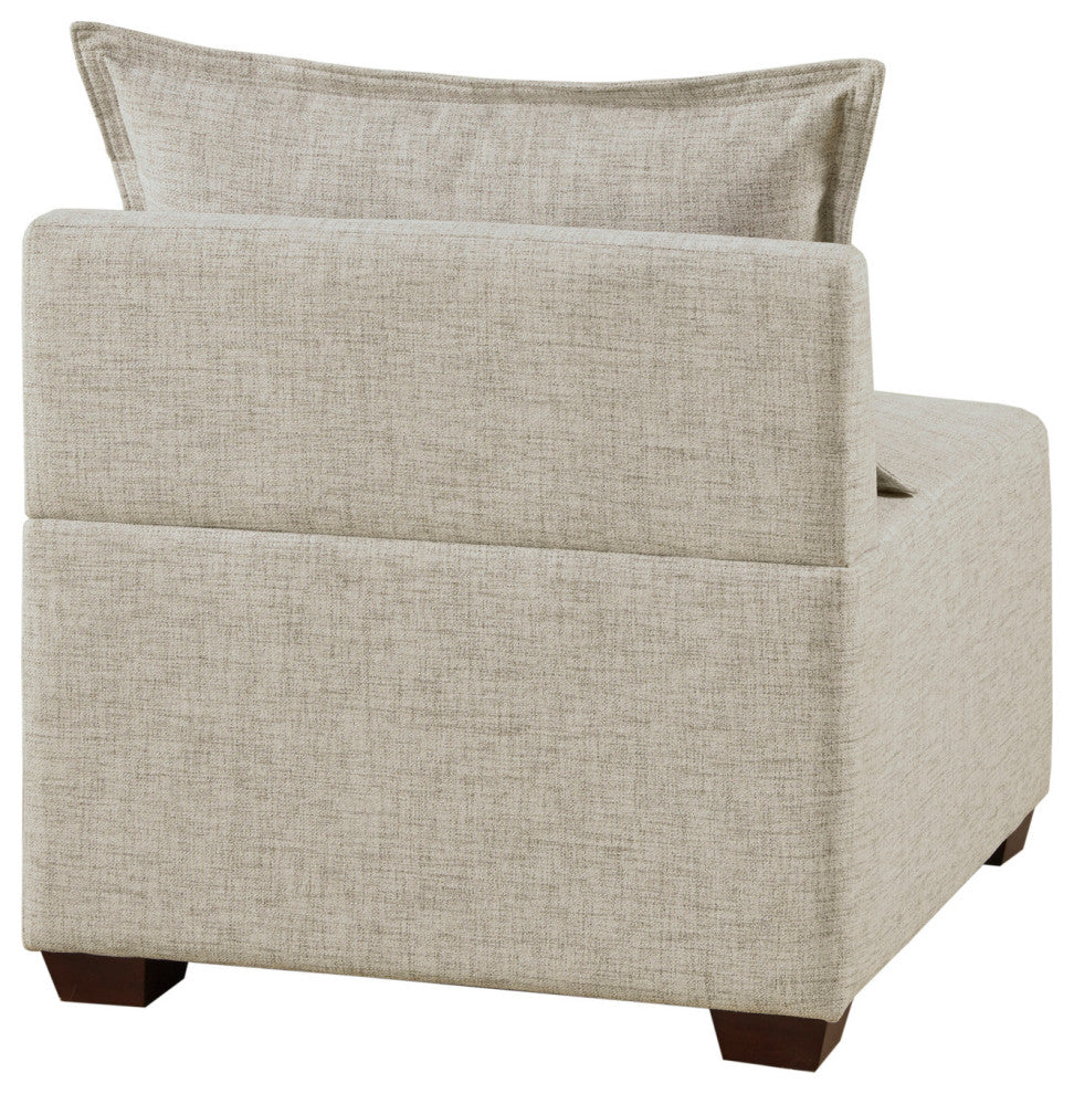 INK+IVY Molly 5-Piece Modular U-Shape Sofa, Linen