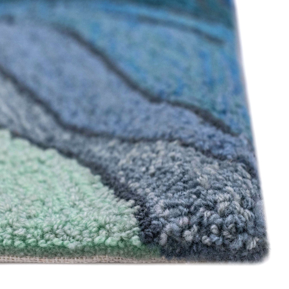 Ravella Mykonos Indoor/Outdoor Rug, Water, 2'x8' Runner