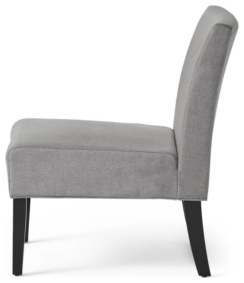GDF Studio Kendal Fabric Grand Accent Chair, Gray / Set of 2