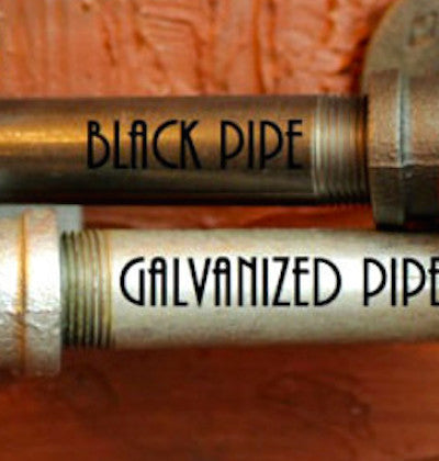 Industrial Pipe Toilet Paper Holder, Black Pipe, 2-Roll, Green Hose Knob