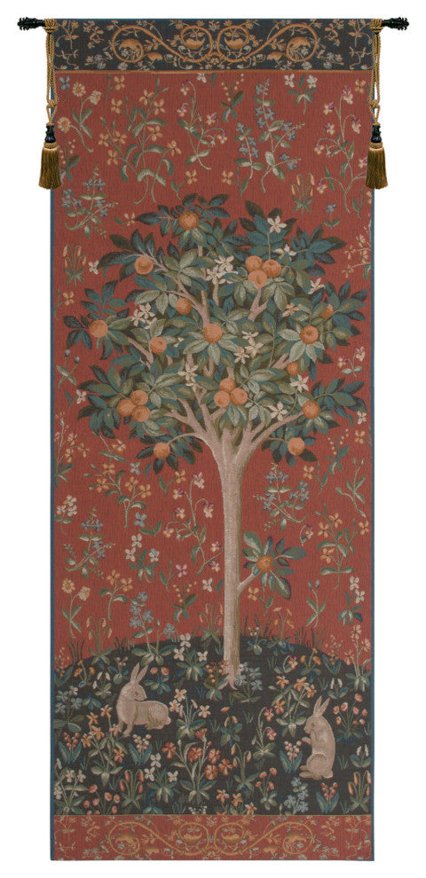 Oranger Medieval Tree European Tapestry Wall hanging