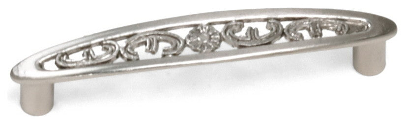 3" Georgetown Filigree Pull - Satin Chrome