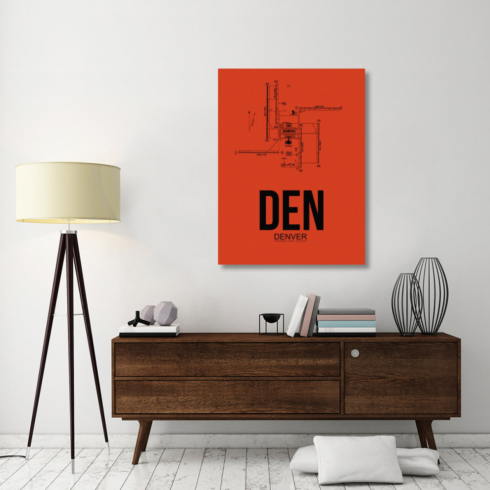 "DEN Denver Airport Orange" Fine Art Print