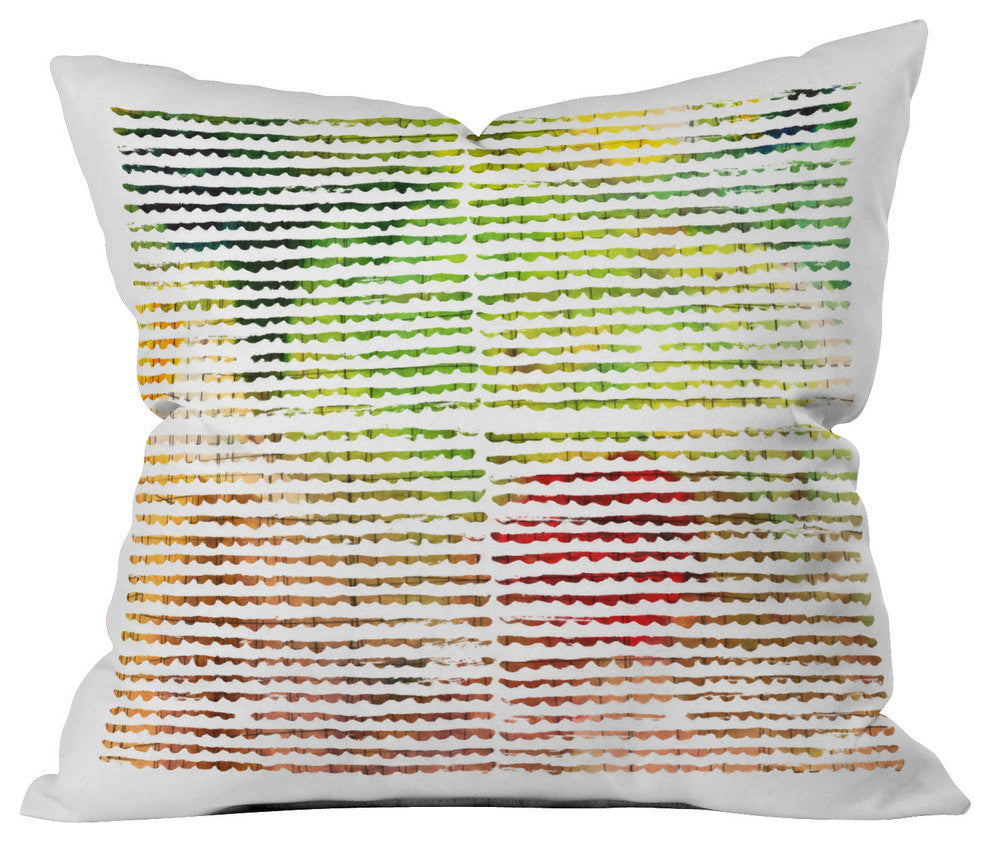 Susanne Kasielke Splashy Groove Outdoor Throw Pillow