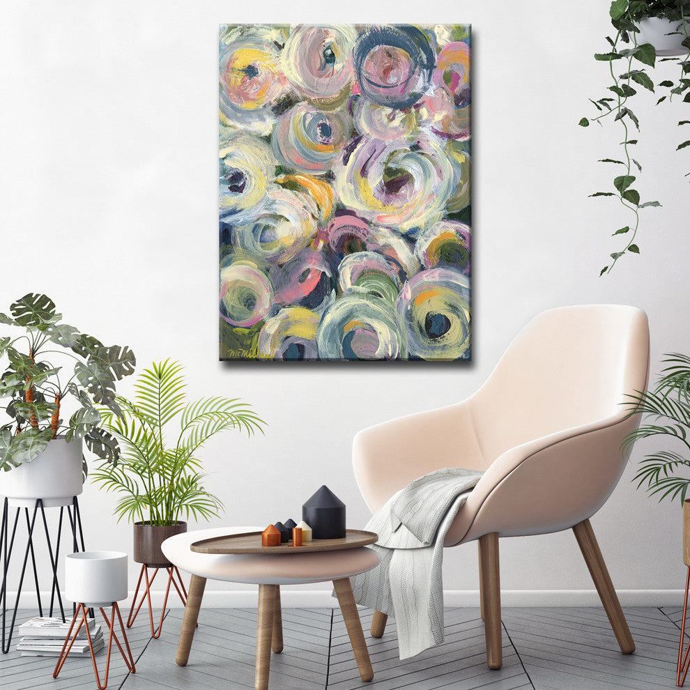 Spring Flowers' Canvas by Leslie Owens, 16"x20"