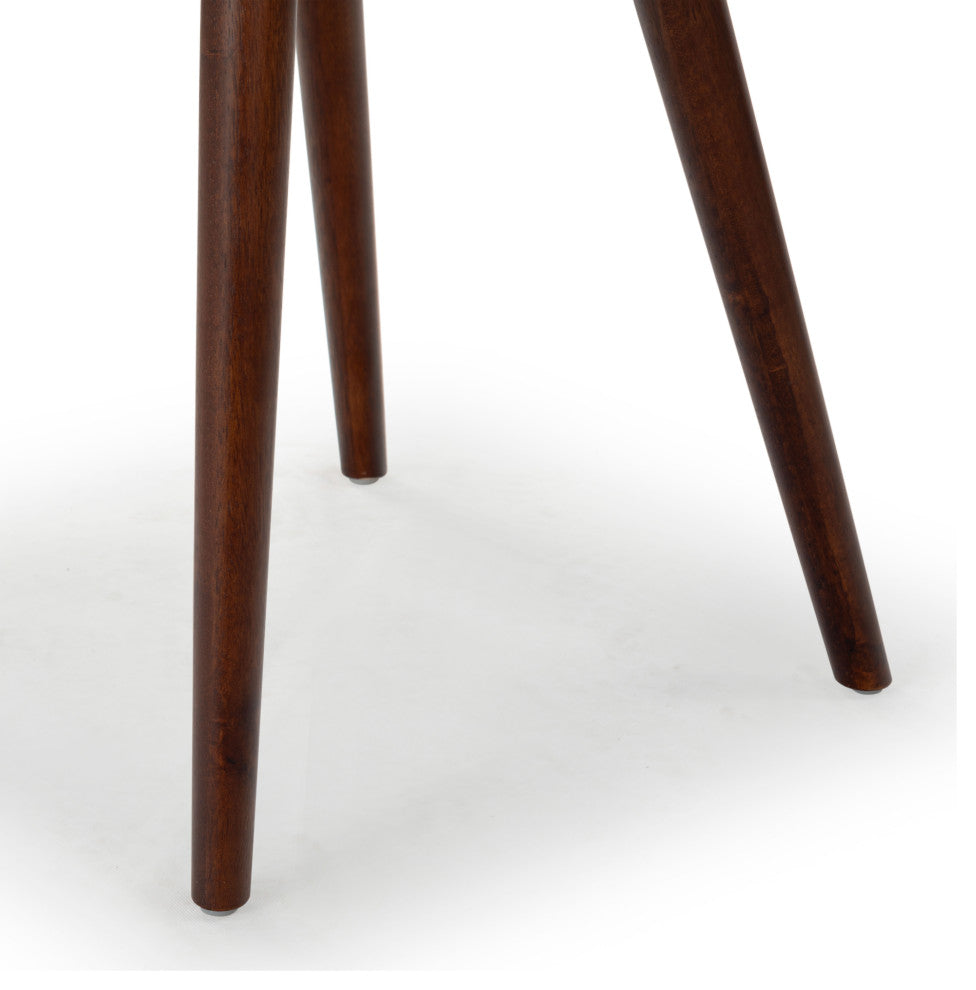 Safavieh Couture Tazmyn Dining Chair, White/Walnut