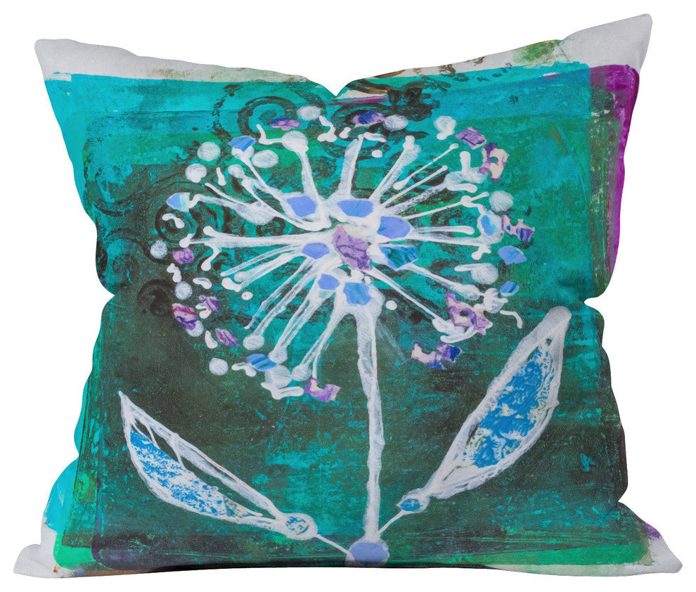 Elizabeth St Hilaire Nelson Dandelion Blooms Outdoor Throw Pillow