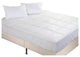 Permafresh Antibacterial Polypropylene Water Resistant Mattress Pad, White, Full