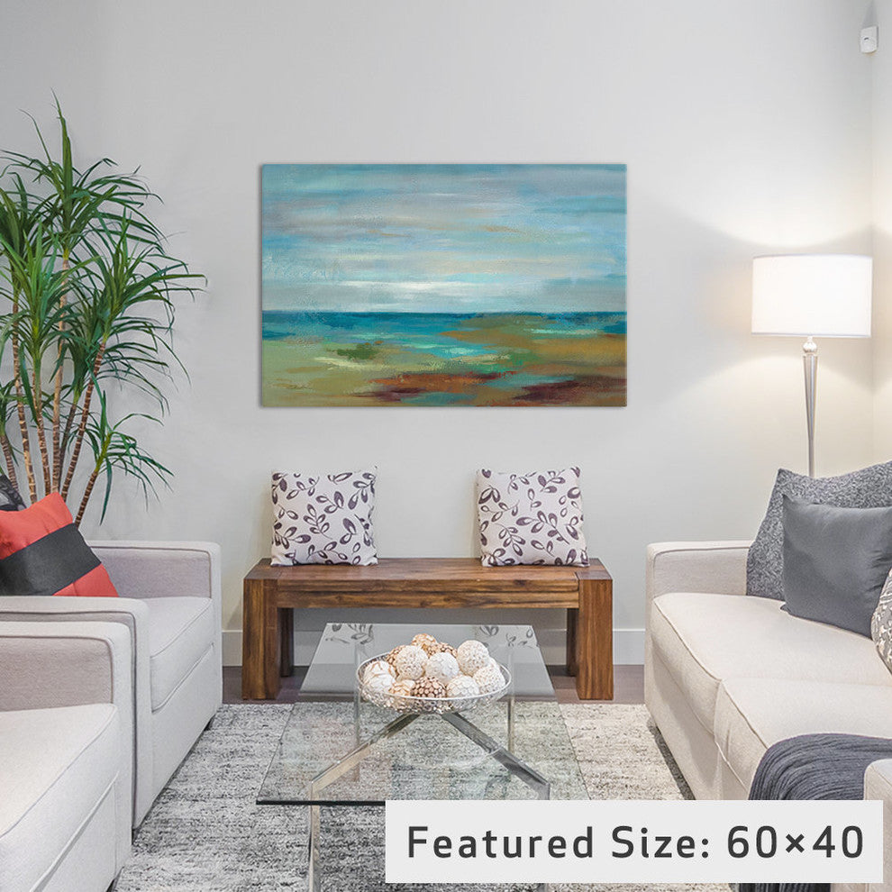 "Wispy Clouds Gallery" by Silvia Vassileva, 40x26x1.5"