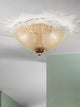 Linda 556 Ceiling Mount, Rust Brown and Green, Grit Amber