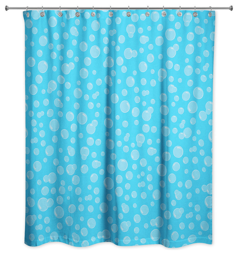 Bubbles  71x74 Shower Curtain