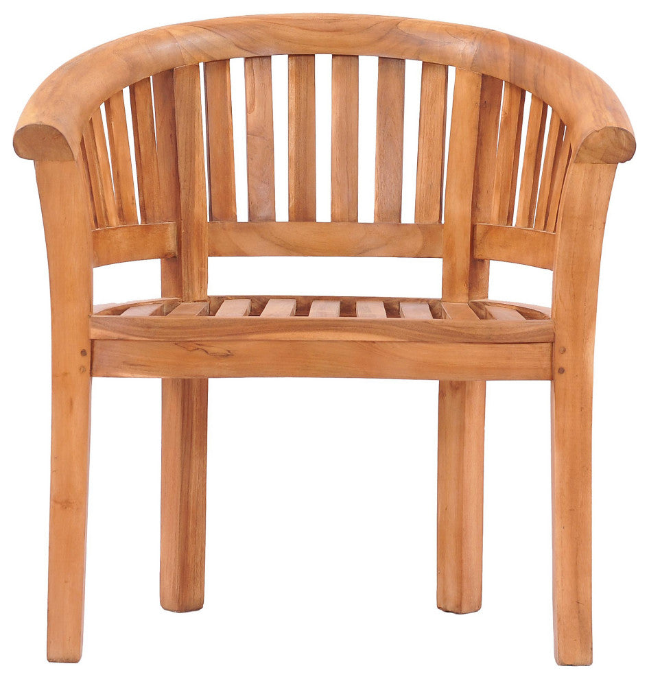Teak Wood Peanut Indoor/Outdoor Chair made from Solid A-Grade Teak Wood