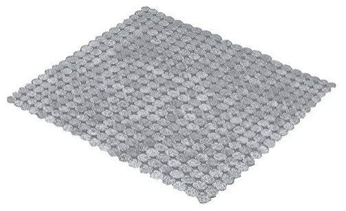 Silver Non Slip Bath Safety Mats, Sign, Shower Stall Mat